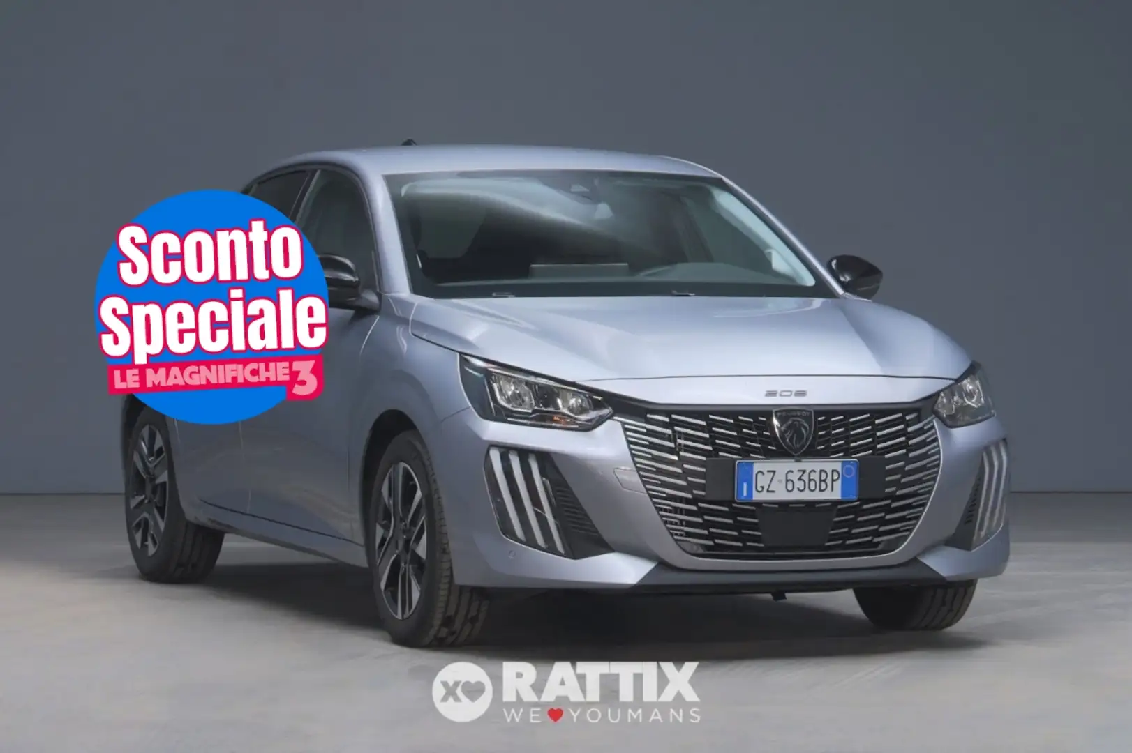 Peugeot 208 1.2 Puretech 100CV Allure Grigio - 1