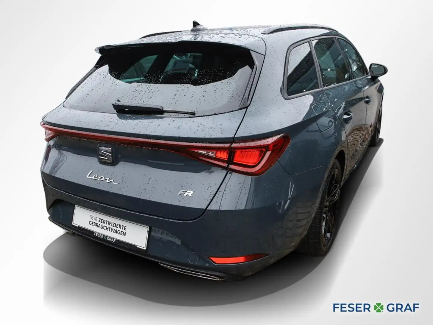 SEAT Leon Sportstourer 2.0 TDI FR Black DSG AHK RüKa Blau - 2