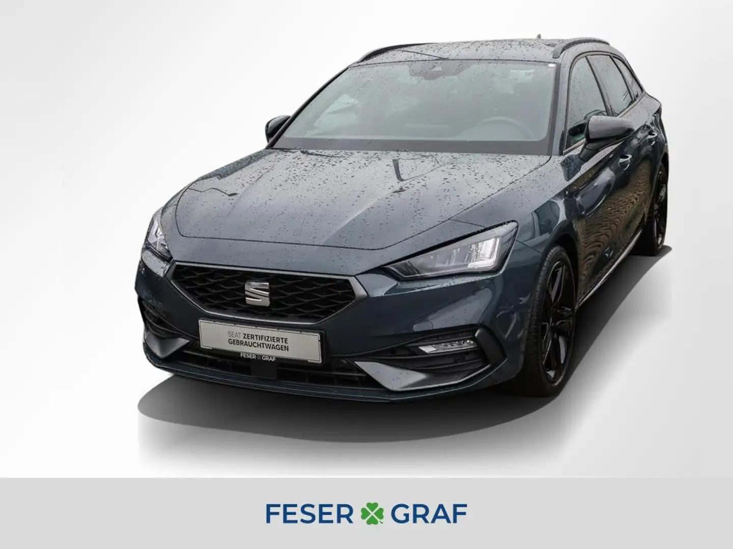 SEAT Leon Sportstourer 2.0 TDI FR Black DSG AHK RüKa Blau - 1