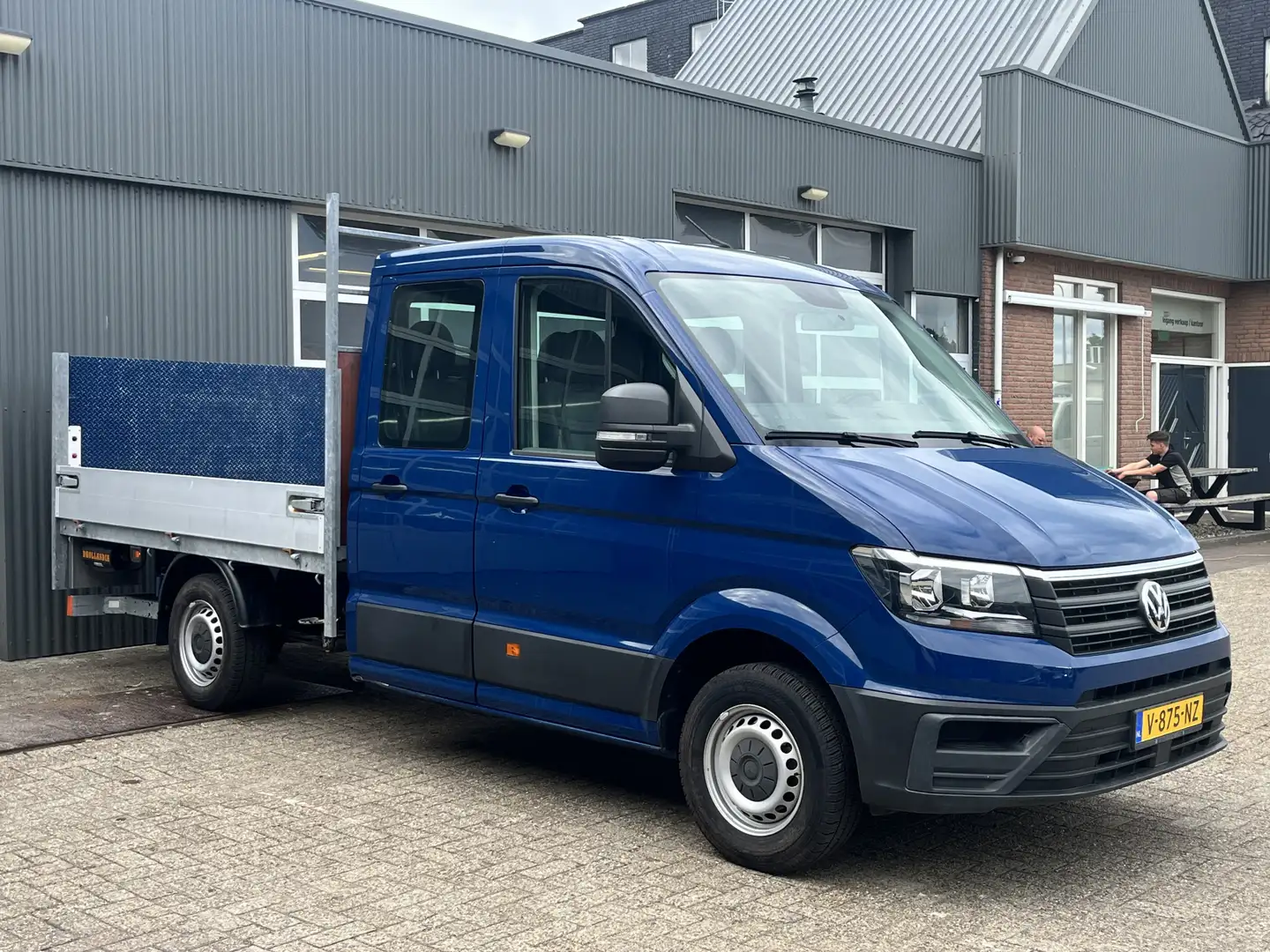 Volkswagen Crafter 35 2.0 TDI DC Laadklep Openlaadbak Pick-up Airco 6 Blauw - 1
