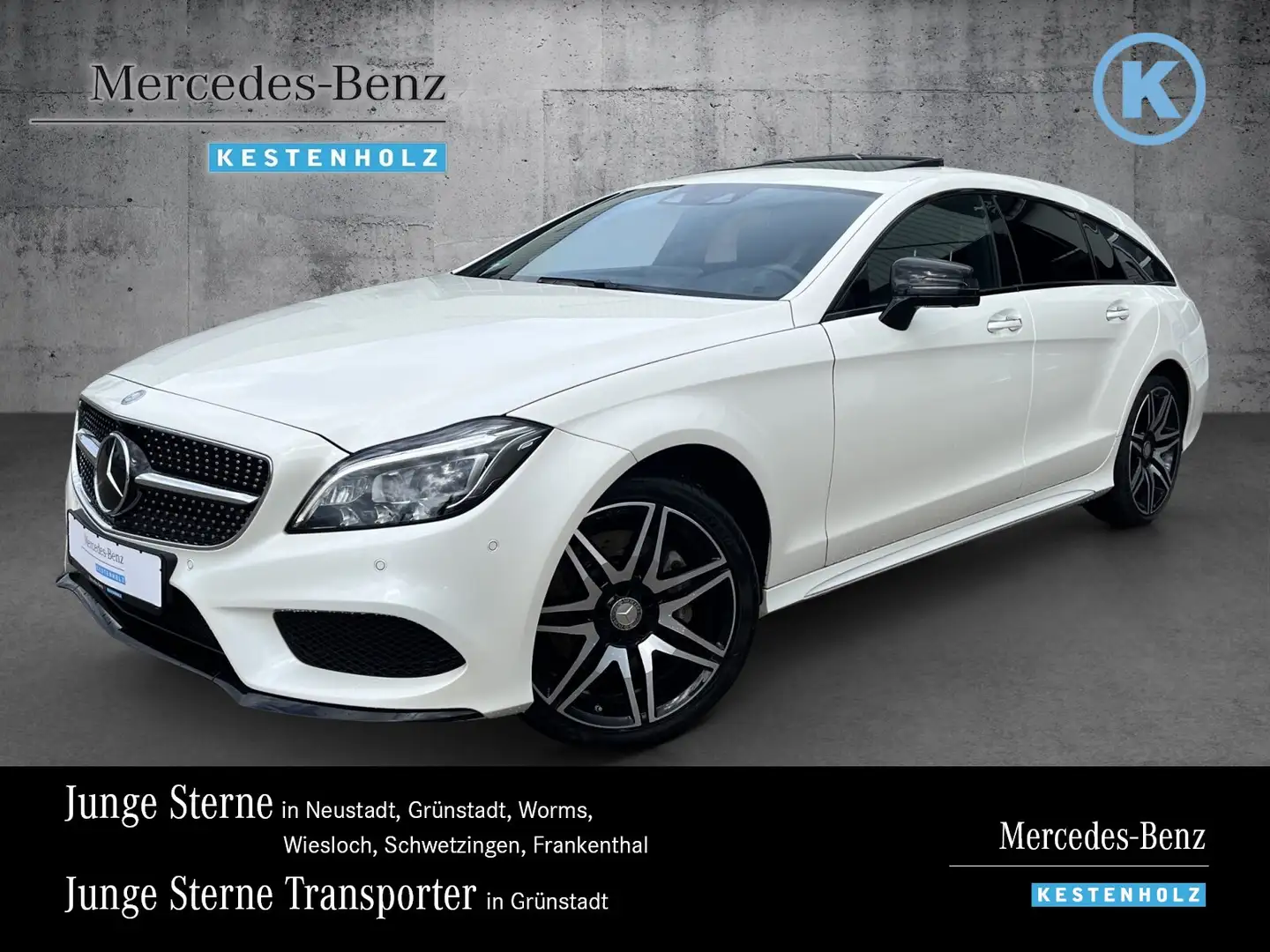 Mercedes-Benz CLS 350 CLS 350 d 4M SB AMG+NIGHT+STHZ+AIRM+DISTR+SITZKL Fehér - 1