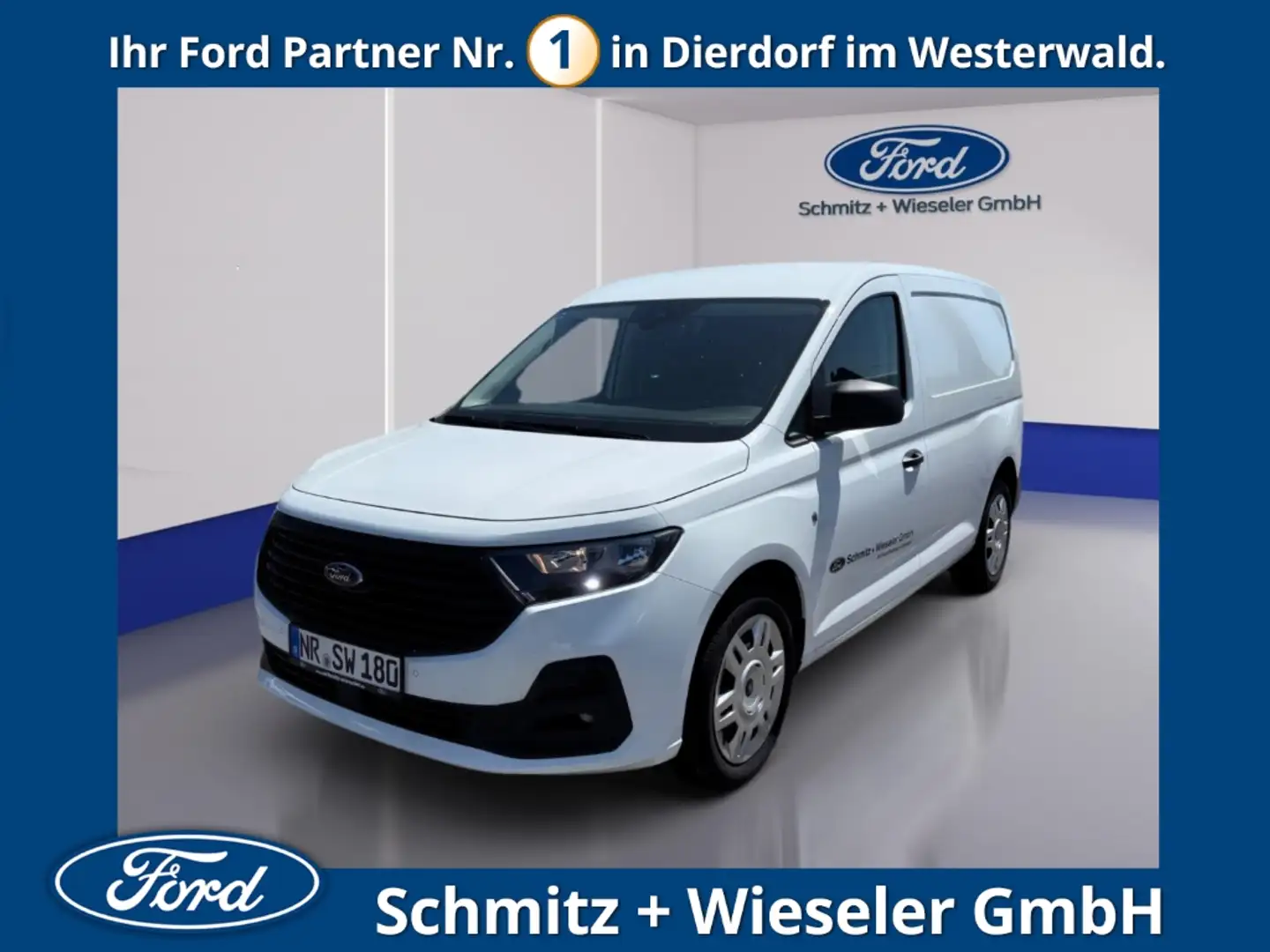 Ford Transit Connect Kasten Trend L2 AHK Abn. 102PS Weiß - 1