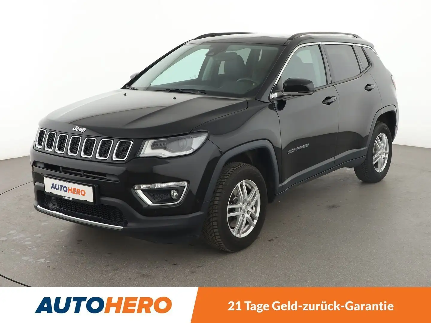 Jeep Compass 1.4 M-Air Limited 4WD Aut*NAVI*XENON*ACC*CAM*AHK* Schwarz - 1