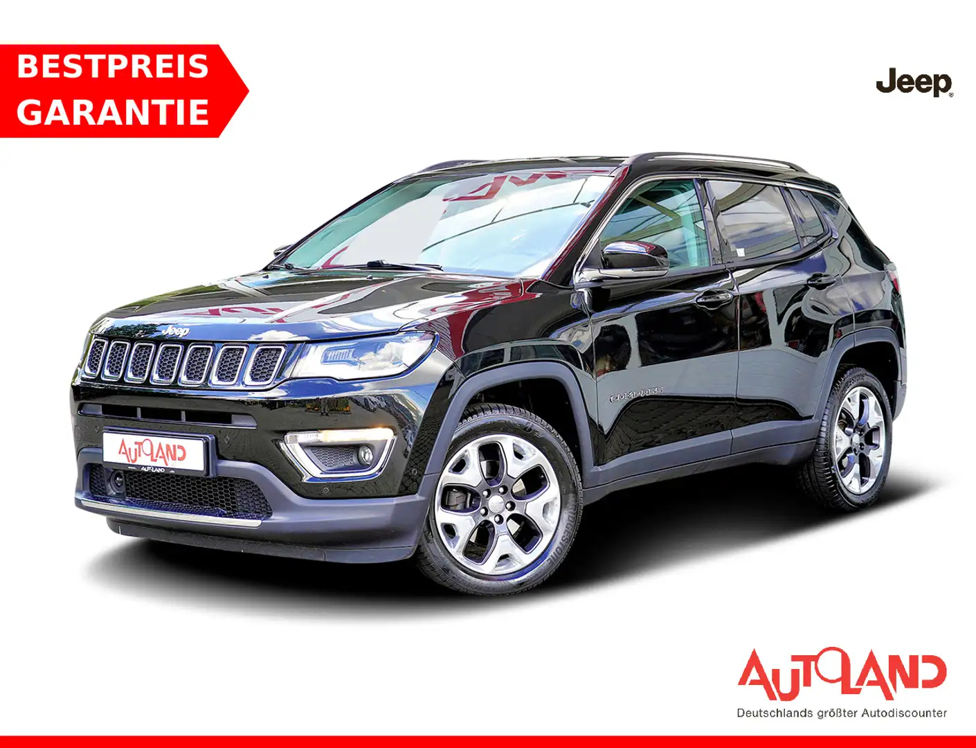 Jeep Compass 2.0 M-Jet Limited 4WD Navi Kamera Beats Zwart - 1