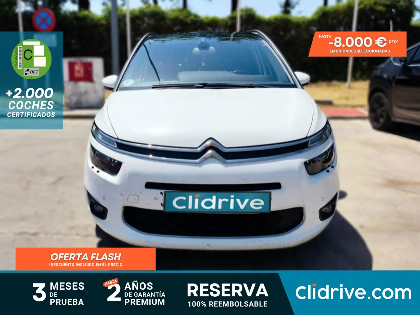 Citroen C4 Grand  Picasso BlueHDi 150 Airdream Exclusive Auto Blanc - 1