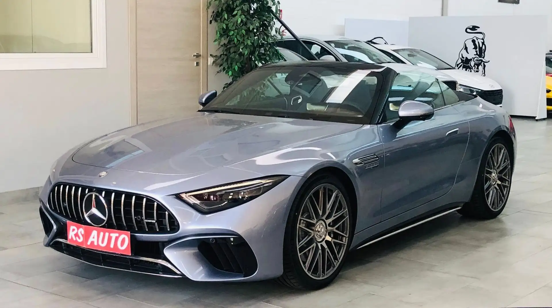 Mercedes-Benz SL 55 AMG R232 Tribute Editi Blu Costa Azzurra 4matic+ auto Argent - 1