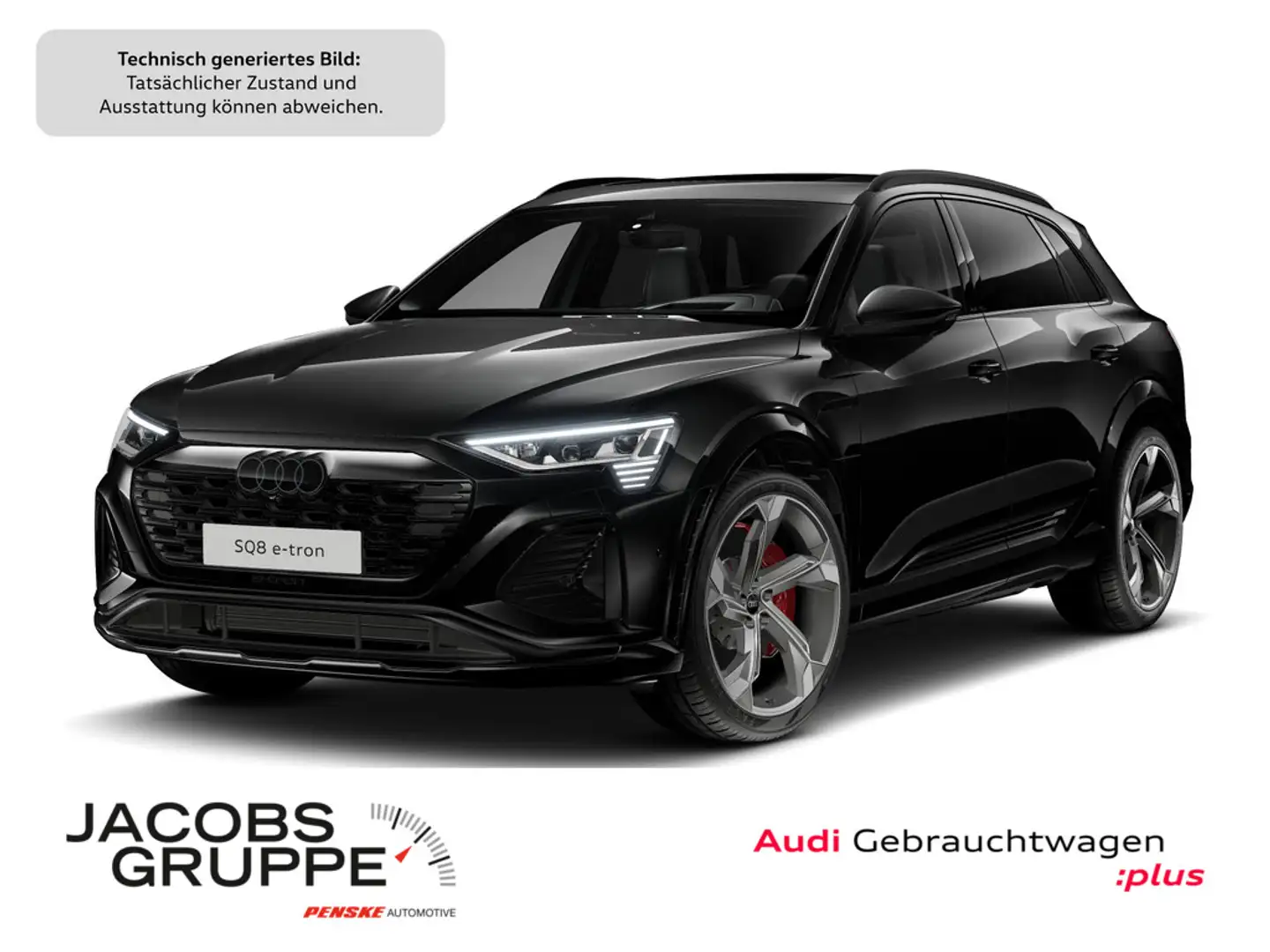 Audi SQ8 e-tron All Black/S-Sitze/Digi Matrix/Pano/138UPE/HuD/360° Negro - 1