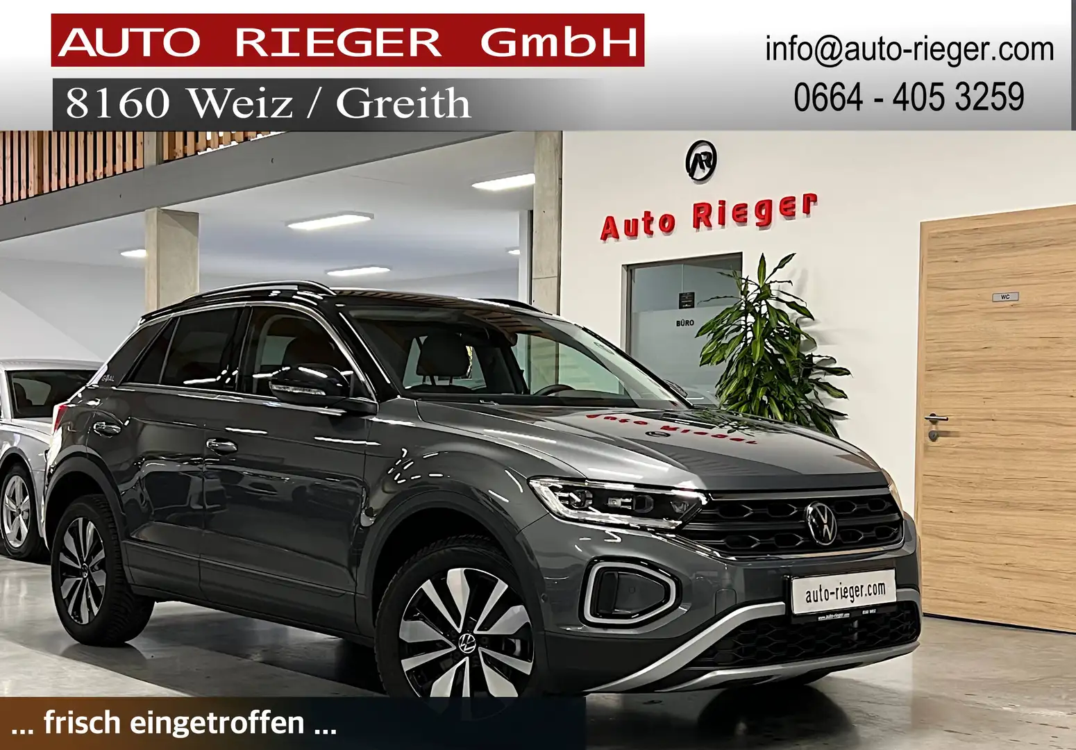 Volkswagen T-Roc Goal TDI DSG, LED, ACC, AHK, Kamera, GARANTIE Grau - 1