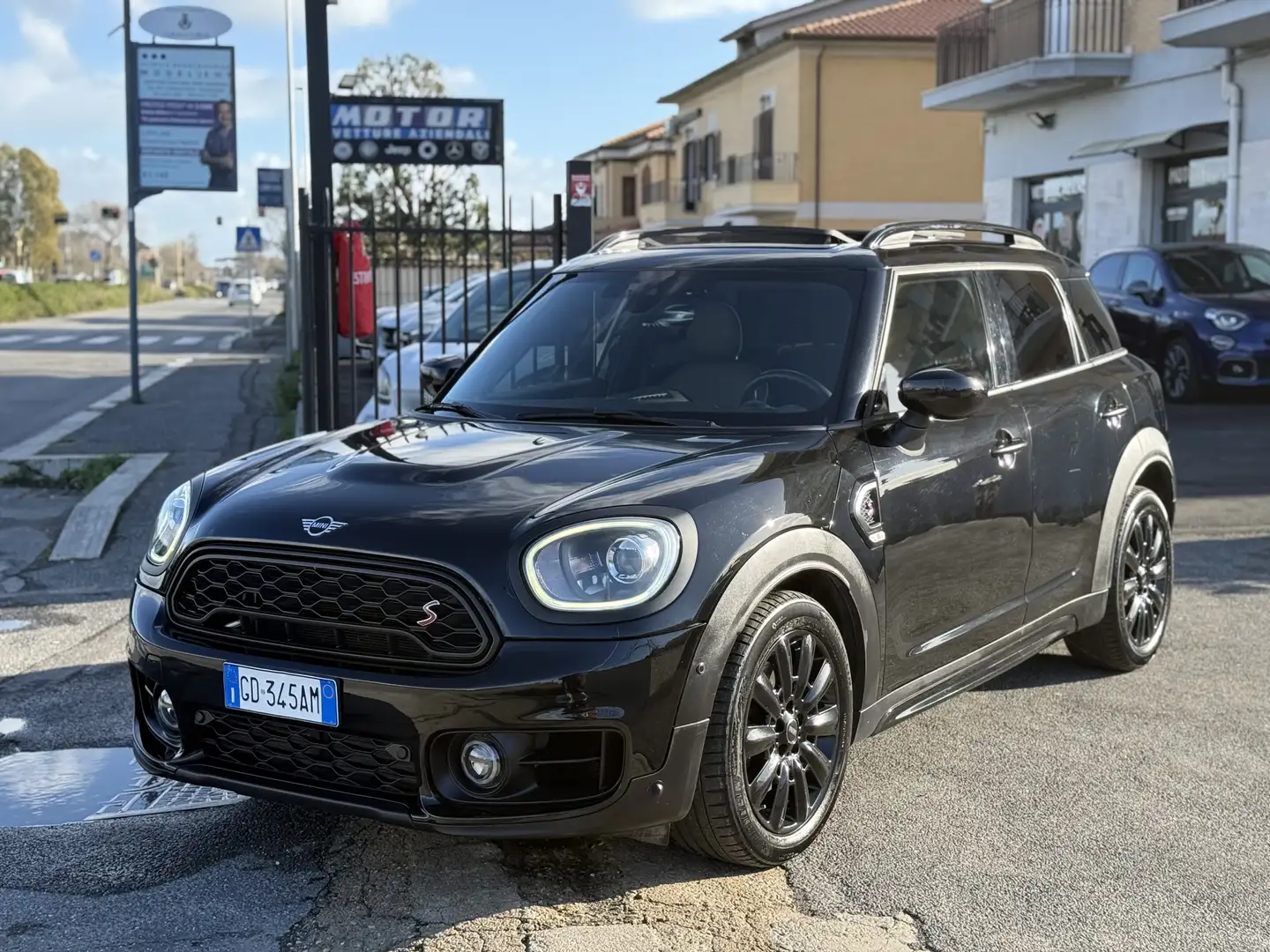 MINI Cooper S Countryman 192cv AUTOMATICO PELLE TETTO APRIBILE UFF. Nero - 1