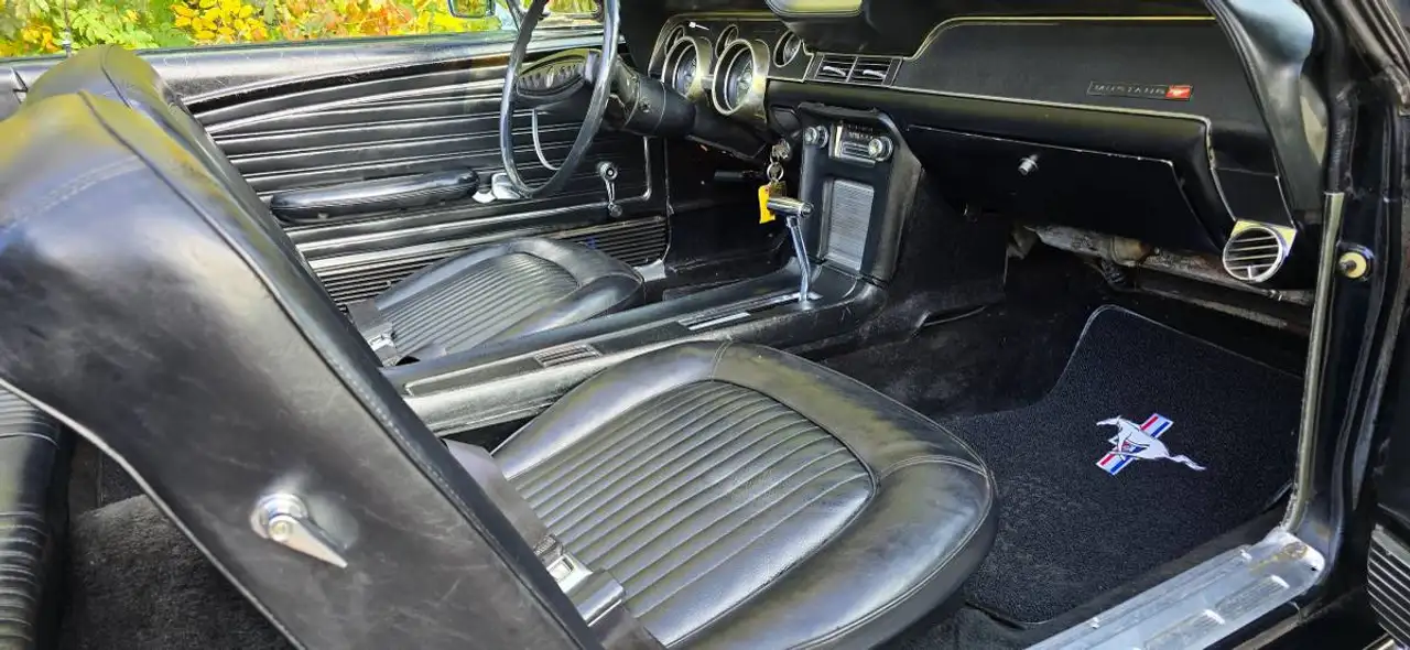 Ford Mustang Cabrio, 289ci V8, Triple-Black, 33 Jahre in einer Hand, Gelegenheit!, foto 11
