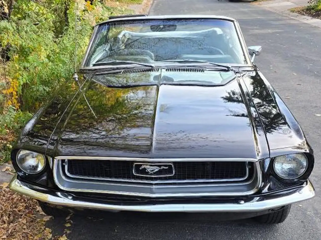 Ford Mustang Cabrio, 289ci V8, Triple-Black, 33 Jahre in einer Hand, Gelegenheit!, foto 3