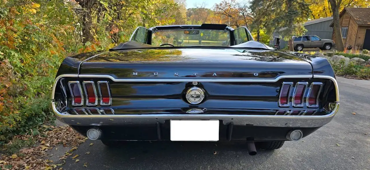 Ford Mustang Cabrio, 289ci V8, Triple-Black, 33 Jahre in einer Hand, Gelegenheit!, foto 6