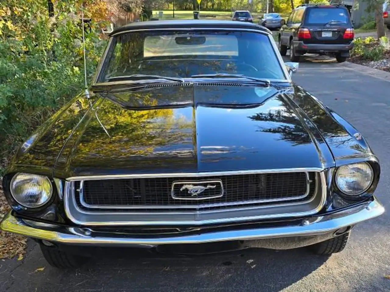 Ford Mustang Cabrio, 289ci V8, Triple-Black, 33 Jahre in einer Hand, Gelegenheit!, foto 7