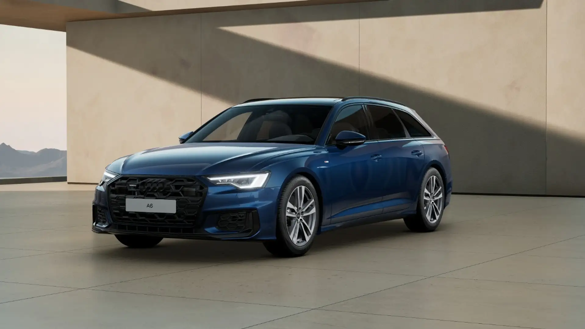 Audi A6 Avant 50 TDI quattro S line tiptr. MATRIX AHK PANO Blau - 2