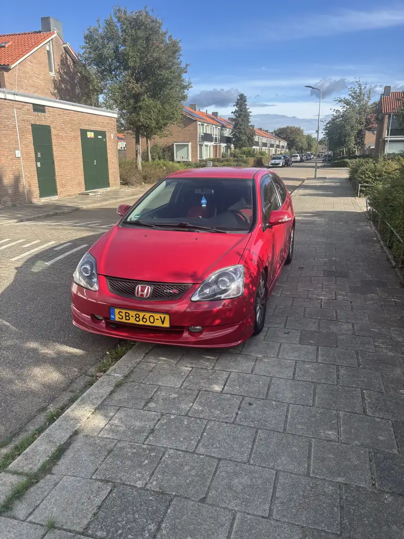 Honda Civic 1.4i Sport Type R uitvoering Rood - 1