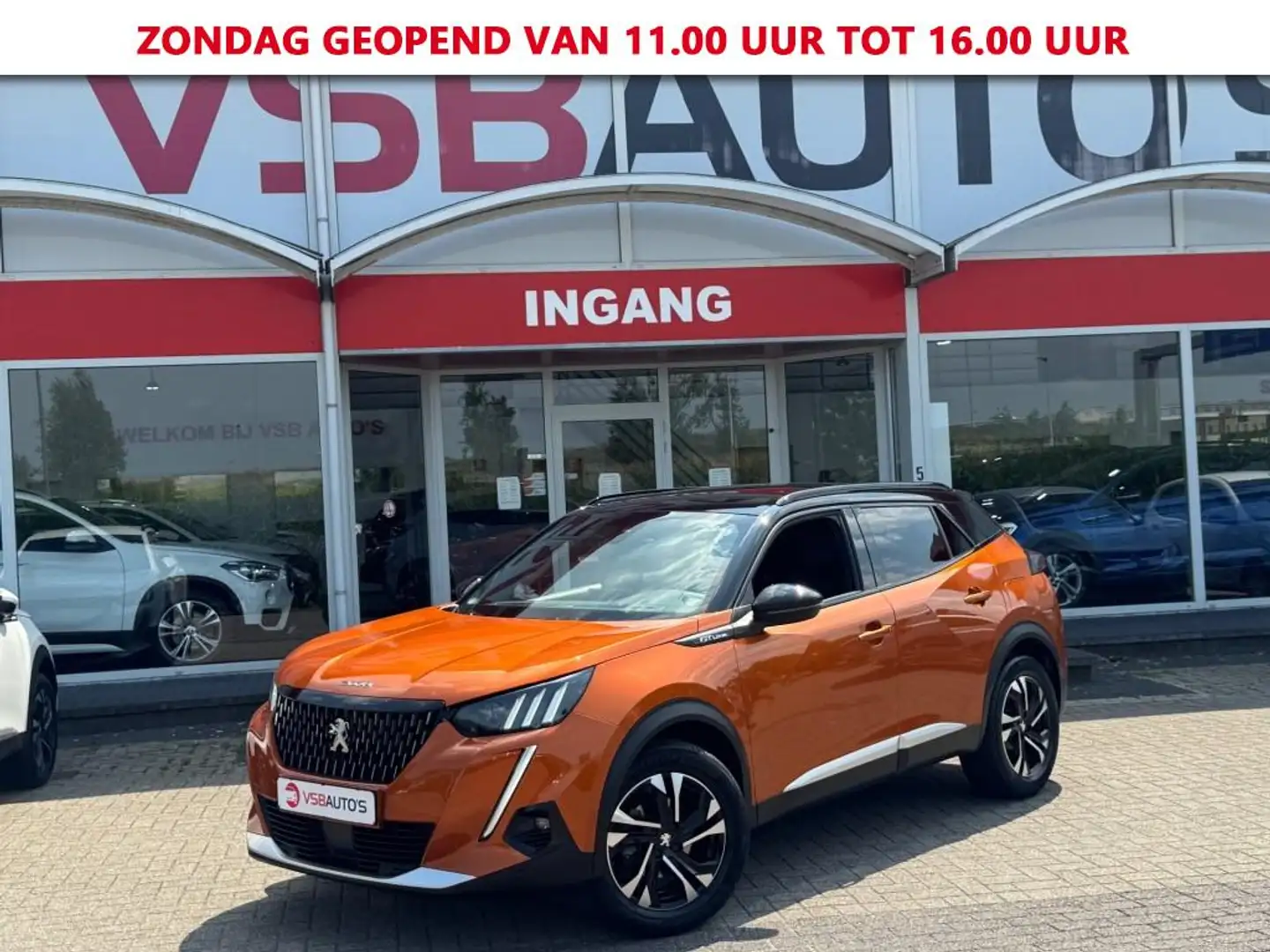 Peugeot 2008 1.2 PURETECH AUT. GT-LINE LED NAVI CAMERA CARPLAY Naranja - 1