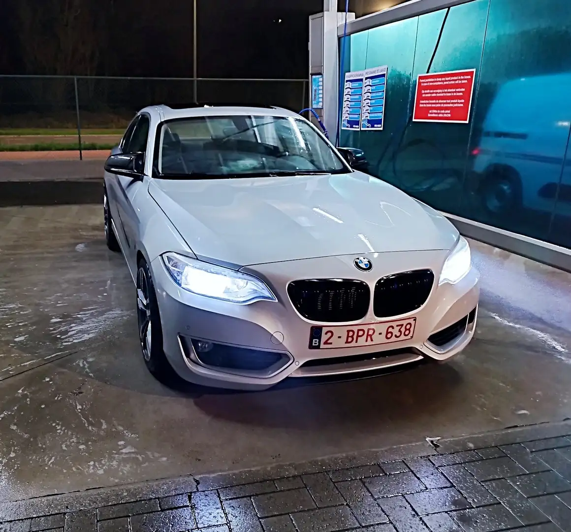 BMW 228 228i Coupe Aut. Silber - 2