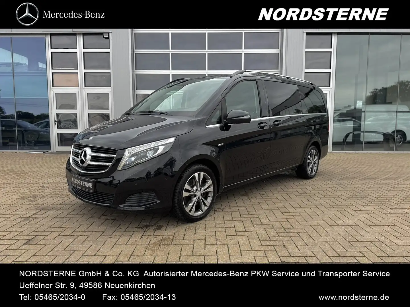 Mercedes-Benz V 250 V 250 d AVANTGARDE+EDITION LONG+KAMERA+7 SITZER Schwarz - 1