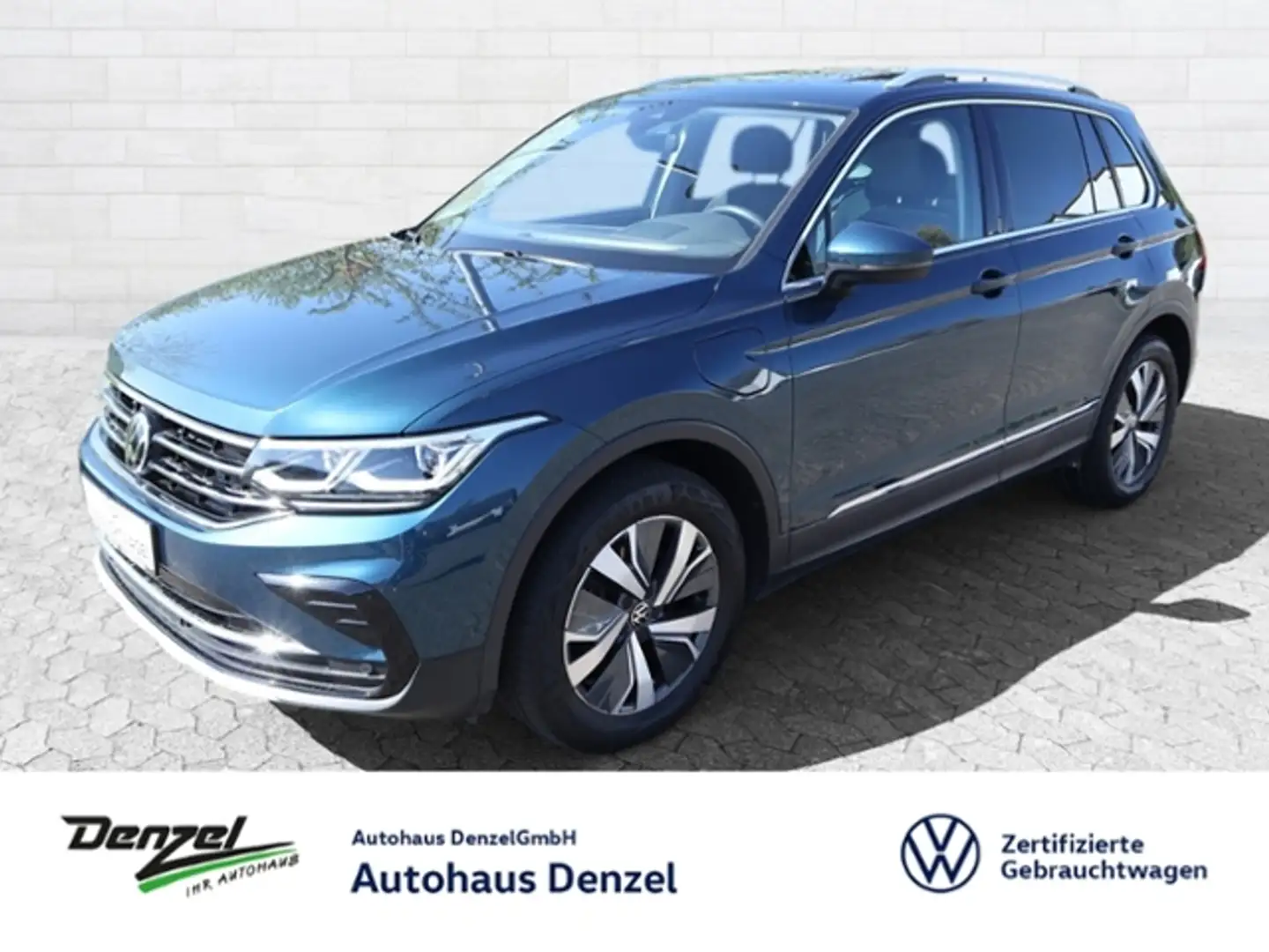 Volkswagen Tiguan Elegance 1.4 TSI DSG eHybrid AHK/KAM/PANO Blau - 1