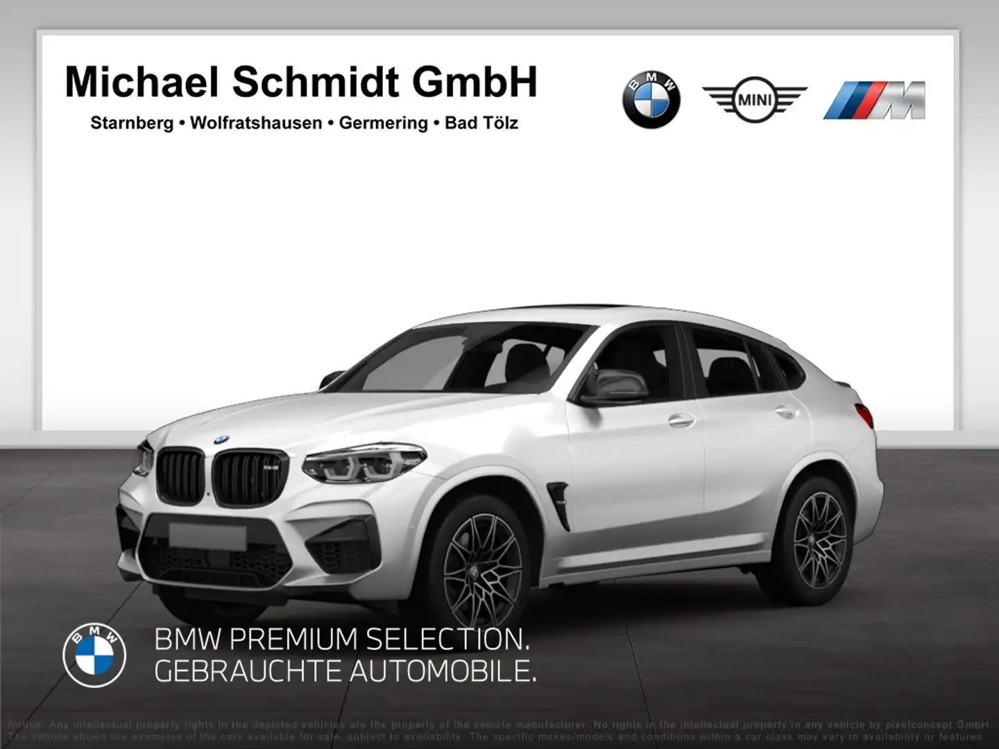 BMW X4 M M Competition Head-Up HK HiFi DAB LED WLAN Weiß - 1