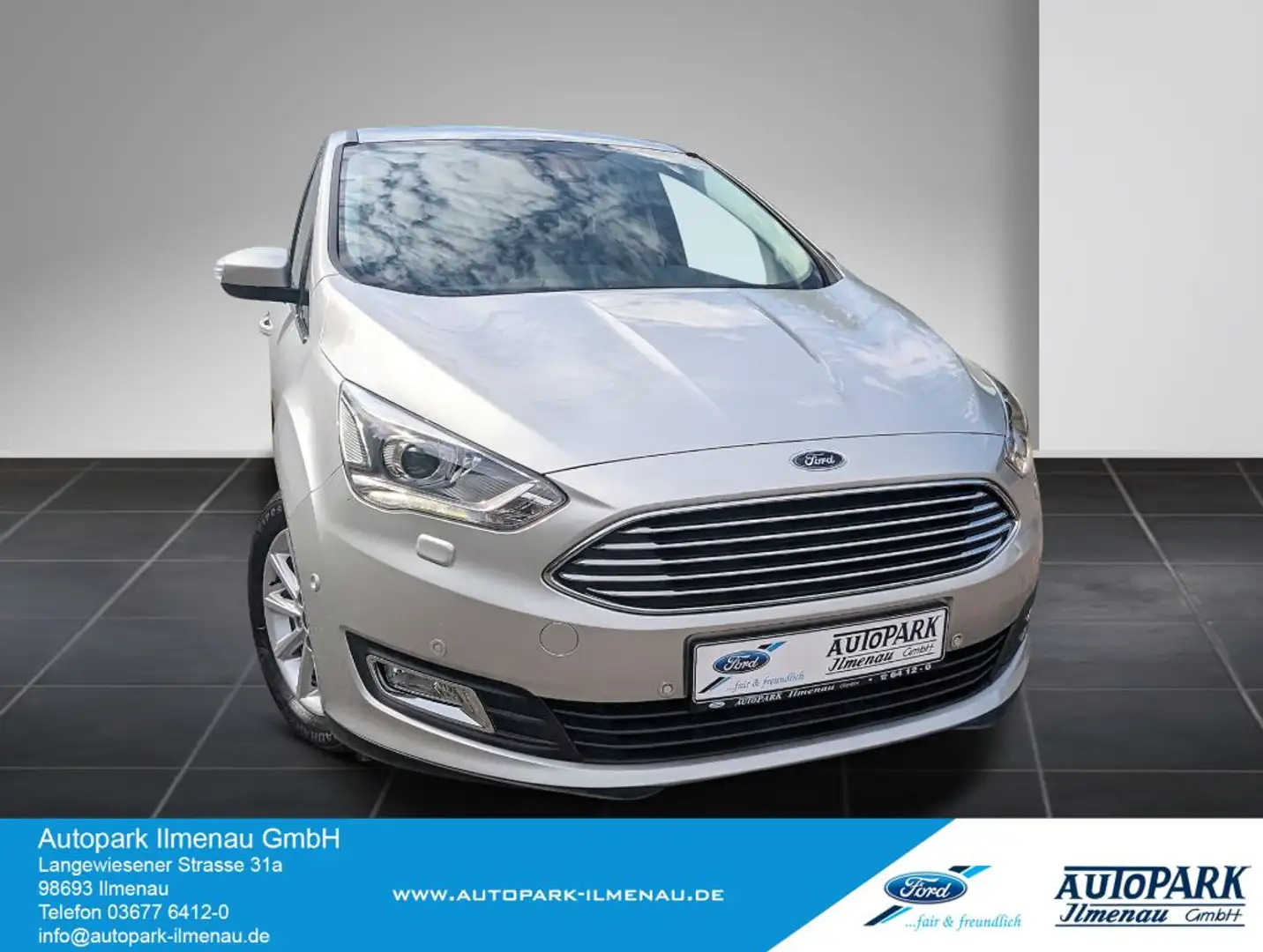 Ford C-Max 1.5 EcoBoost Start-Stop-System Aut. Titanium Silber - 1