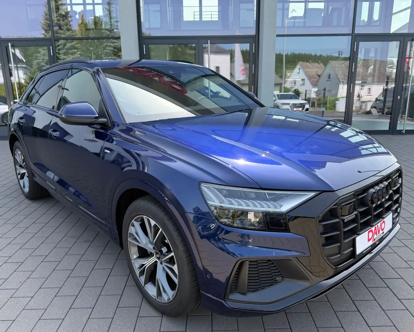 Audi Q8 50 TDI quattro 2x S line/HD Matrix/B&O/R-Kam Blau - 2