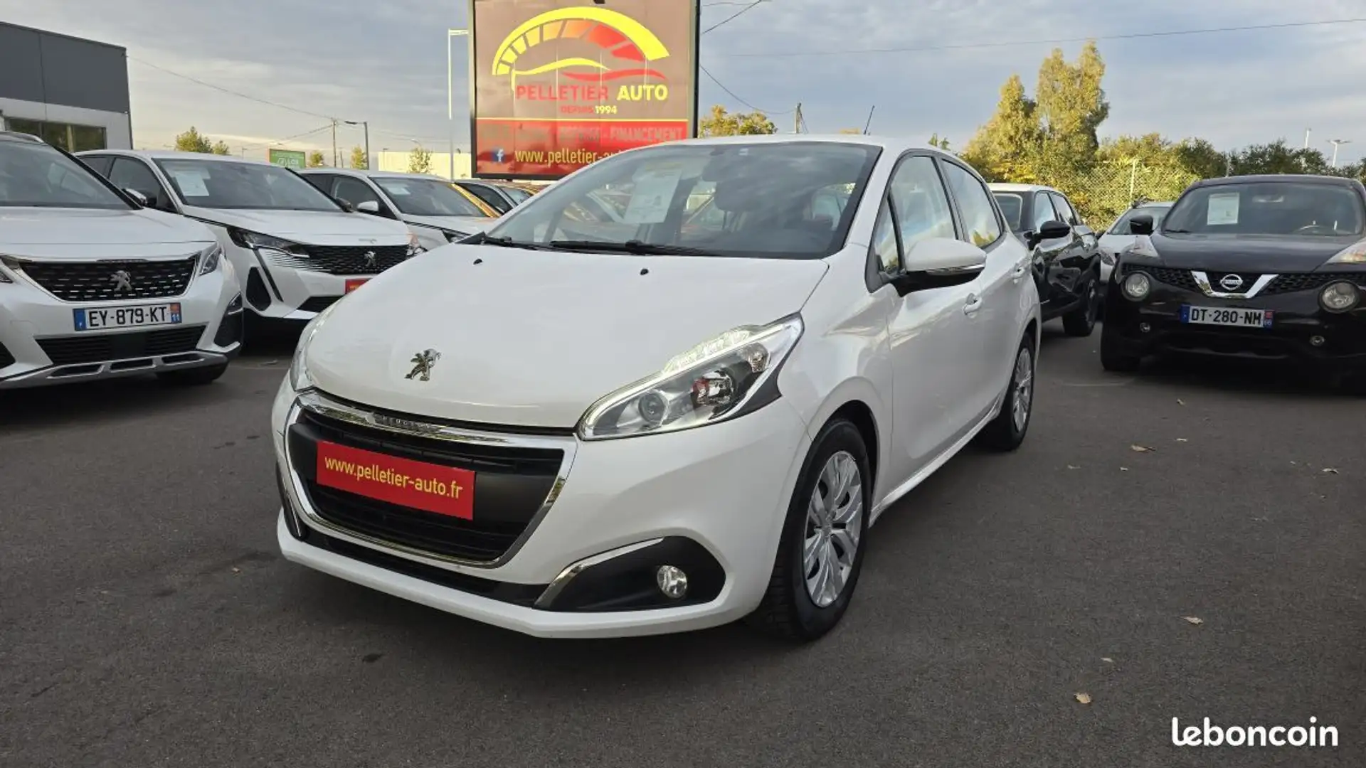 Peugeot 208 BlueHDi 100ch SetS BVM6 Active Business Blanc - 1