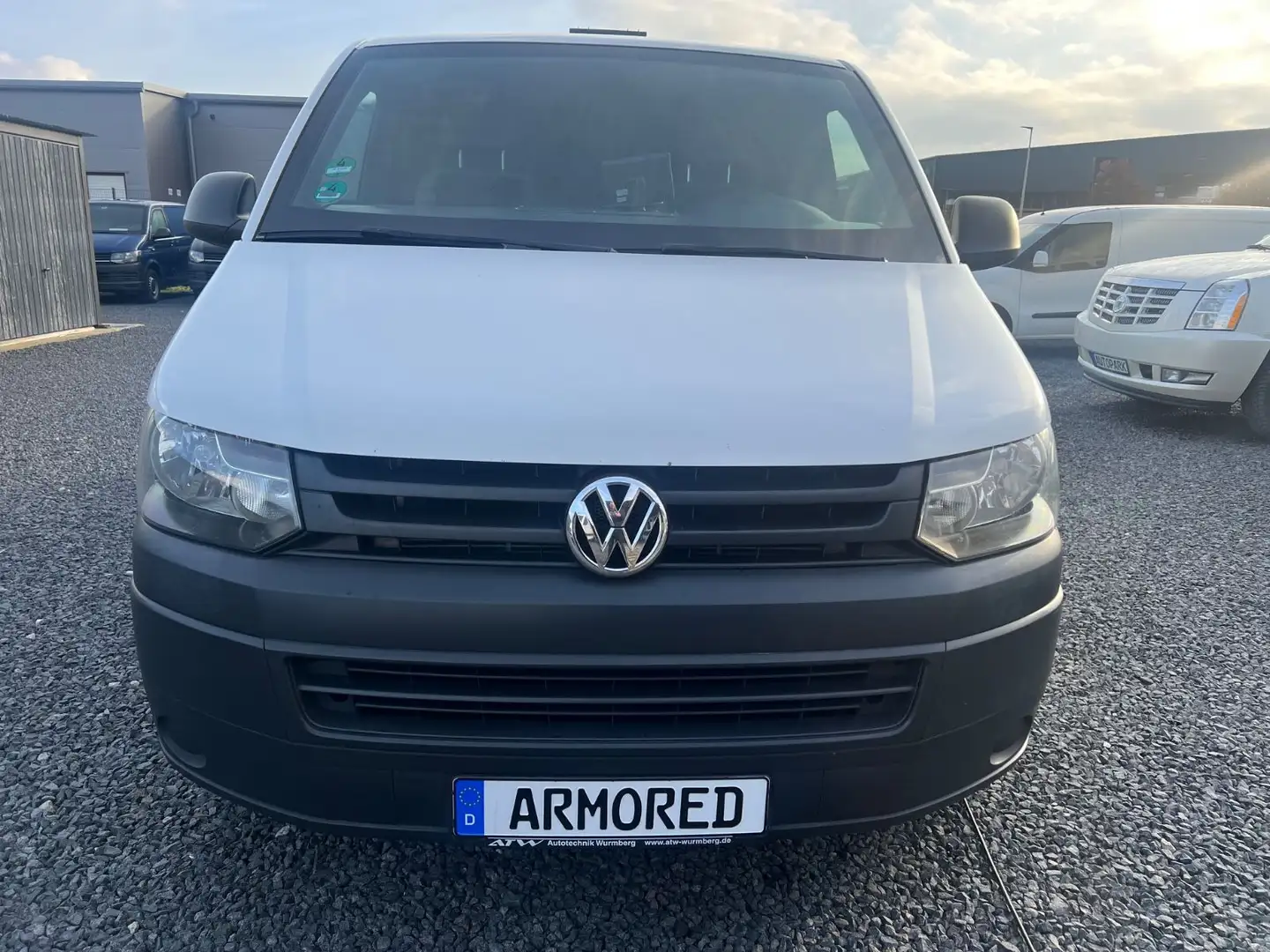 Volkswagen T5 Transporter T5 2.0 TDI*LANG*GELDTRANSPORTER*ARMORED*ARMOURED Weiß - 2
