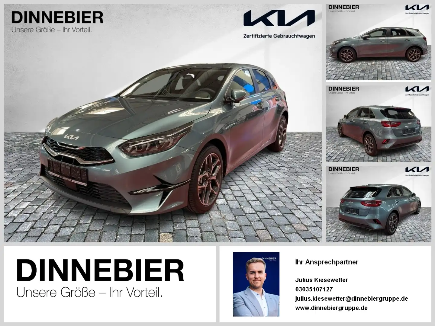 Kia Ceed / cee'd CEED Ultimate Edition 1.5T LED+Kamera+Navi Grau - 1