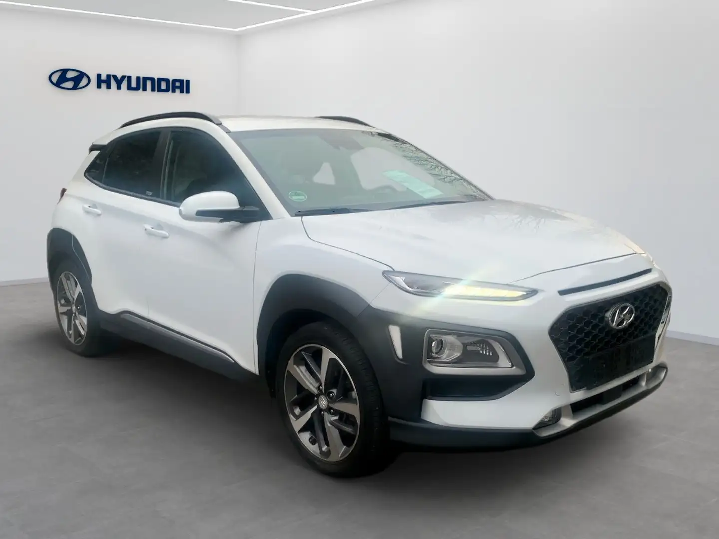 Hyundai KONA 1.6 T DCT 2WD Premium Navi Sitz Ascc Weiß - 2