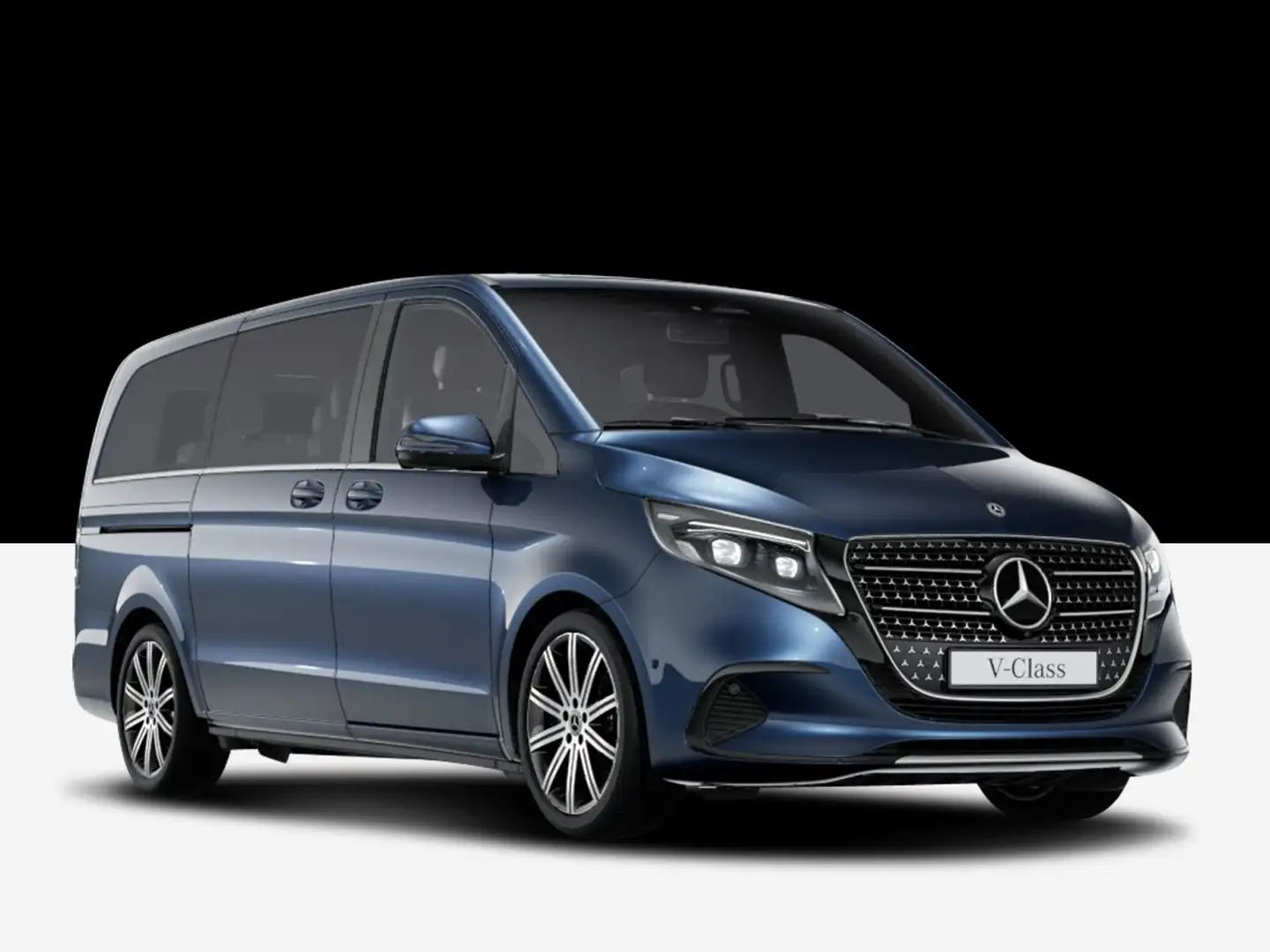 Mercedes-Benz V 300 V 300 d 4MATIC AVANTGARDE Lang  Basic/Navi/Autom. Bleu - 1
