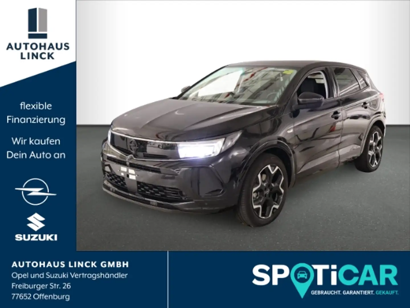 Opel Grandland GS Line 1.2 Turbo Navi+LED Licht Noir - 1