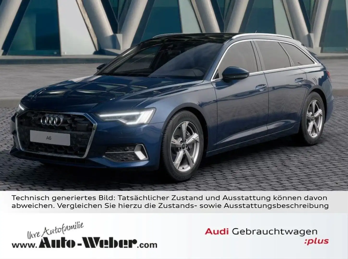 Audi A6 Avant 45TFSI qu PANO AHK PRIVACY KAMERA TOUR Blau - 1