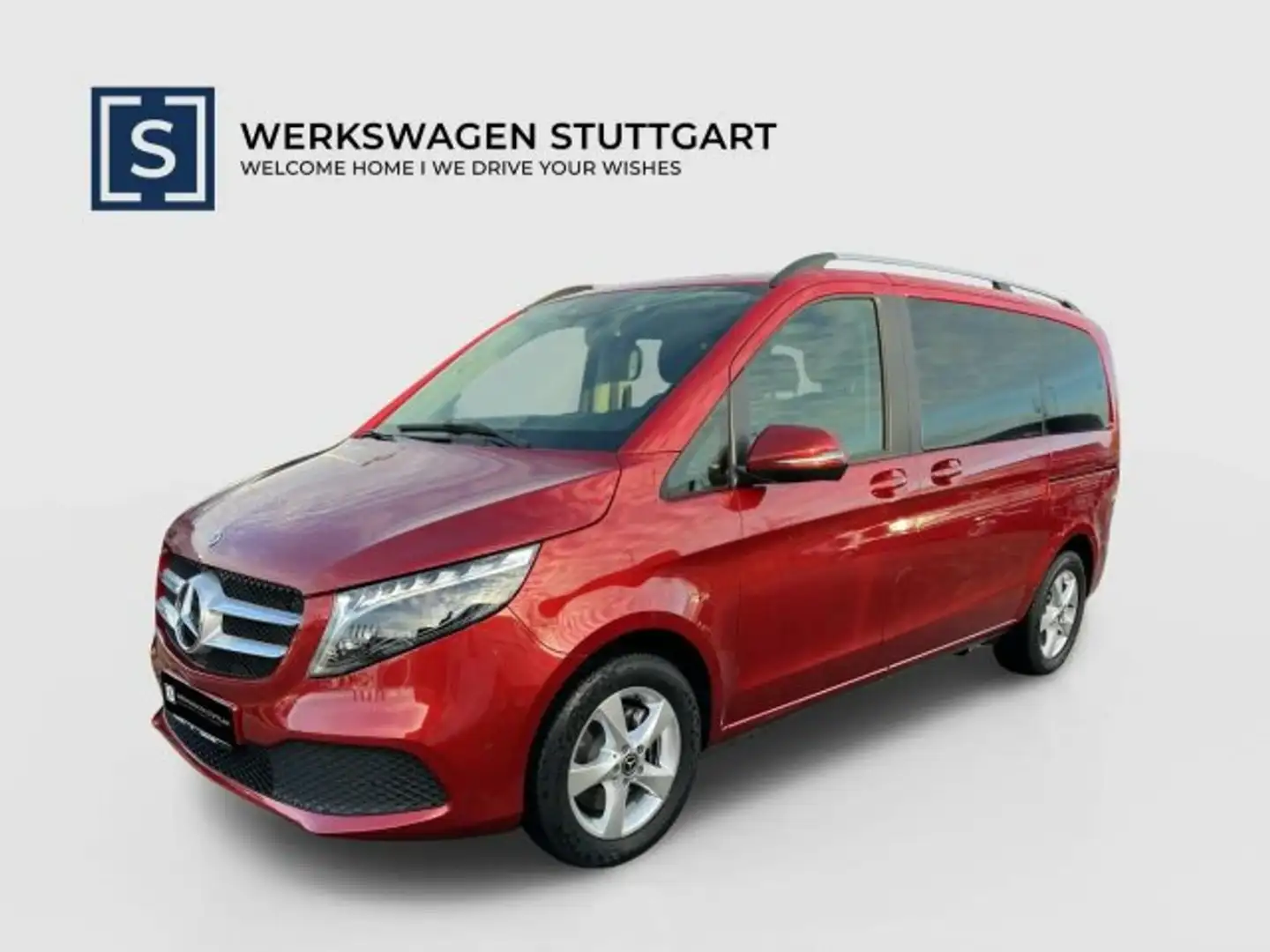 Mercedes-Benz V 300 V 300 d EDITION Kompakt LED 8SITZE DISTRONIC AHK Rot - 1