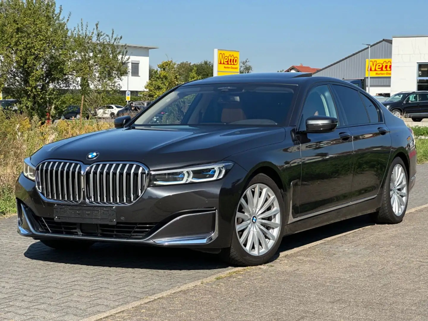 BMW 740 d xDrive *LEDER NAPPA ZIMT*ABSOLUT VOLL* Gris - 1