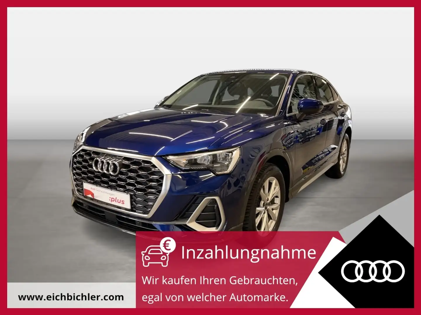 Audi Q3 Sportback 35 TFSI S tronic S line FLA ACC LM Bleu - 1
