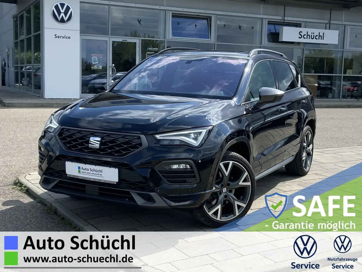 SEAT Ateca 2.0 TSI DSG 4-DRIVE FR-LINE AHK+19"+AREA+E Schwarz - 1