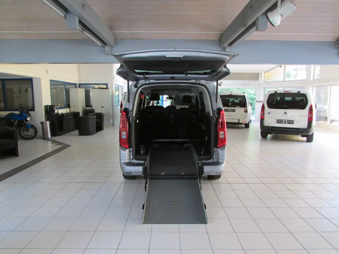 Opel Combo Life E Rollstuhlrampe./Behindertgerecht Gris - 2