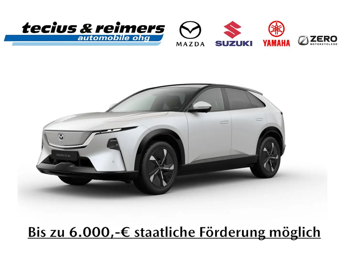 Mazda CX-6e 258 Takumi - neues Modell Weiß - 1