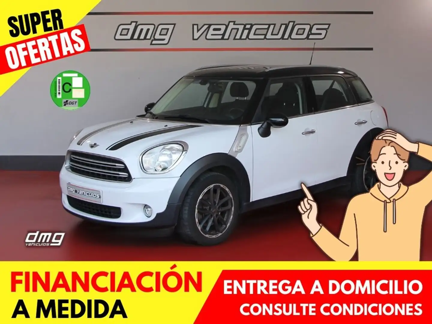 MINI Cooper Countryman D Blanc - 1