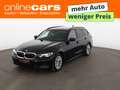 BMW 318 d Touring Advantage Aut LED AHK LEDER NAVI Schwarz - thumbnail 1