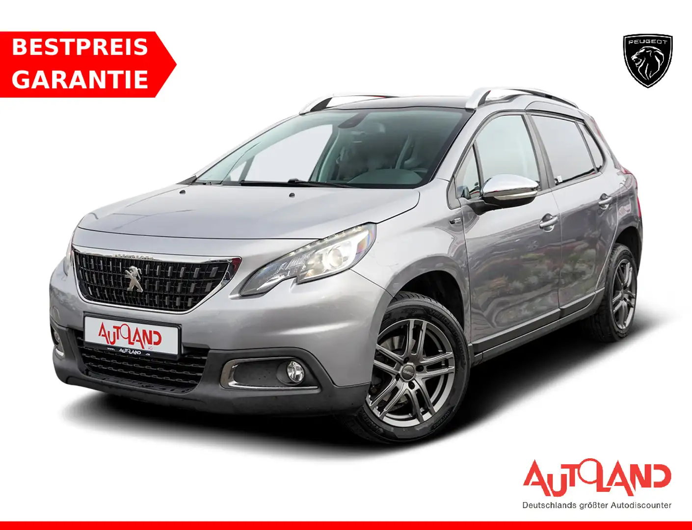 Peugeot 2008 1.2 PureTech Style Sitzheizung PDC Klima Gris - 1