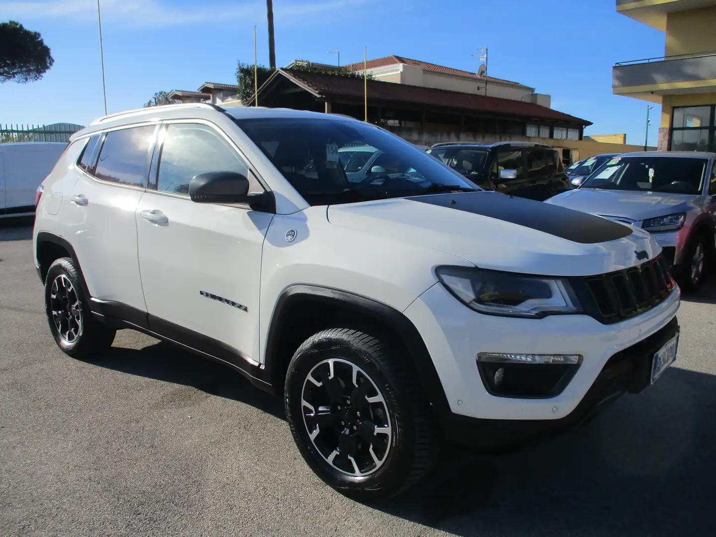 Jeep Compass 1.3 T4 TURBO 180CV 4XE PHEV TRAILHAWK NAVI/AUTOMAT Blanc - 1