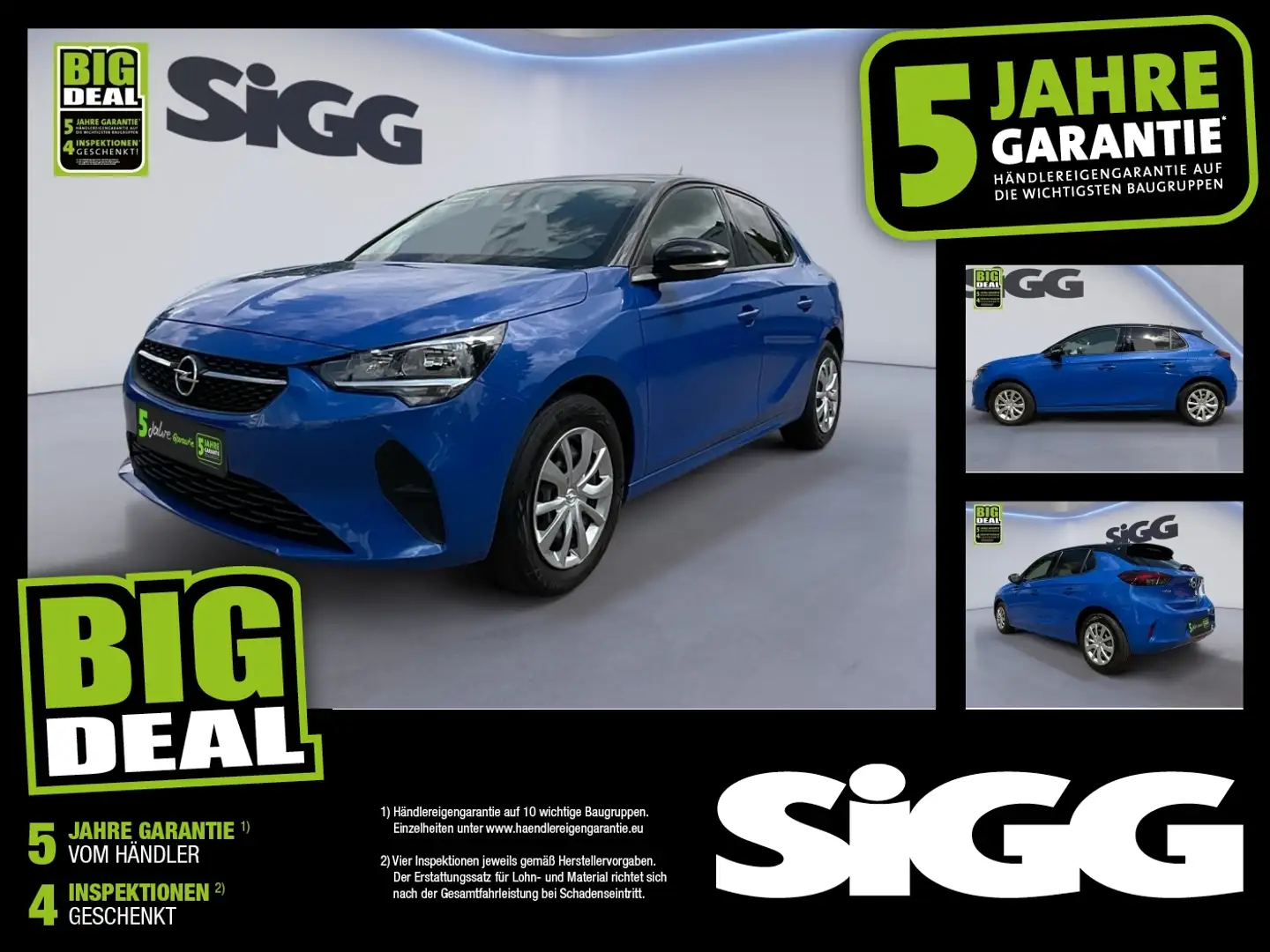 Opel Corsa F 1.2 Edition Navigation Sitzheizung Blauw - 1
