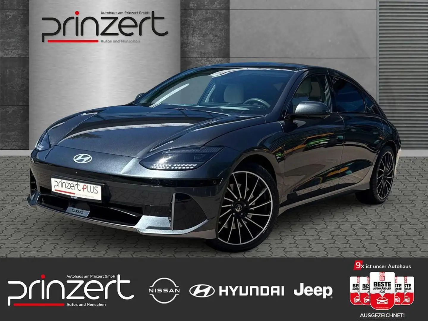 Hyundai IONIQ 6 77.4 kWh 4WD "Uniq" BOSE*Felgen*Metallic Grau - 1