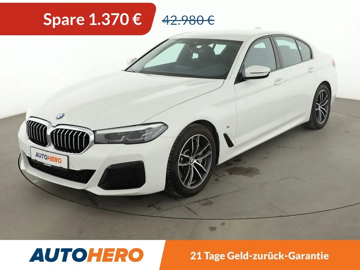 BMW 530 i M Sport Aut.*NAVI*TEMPO*LED*CAM* Weiß - 1