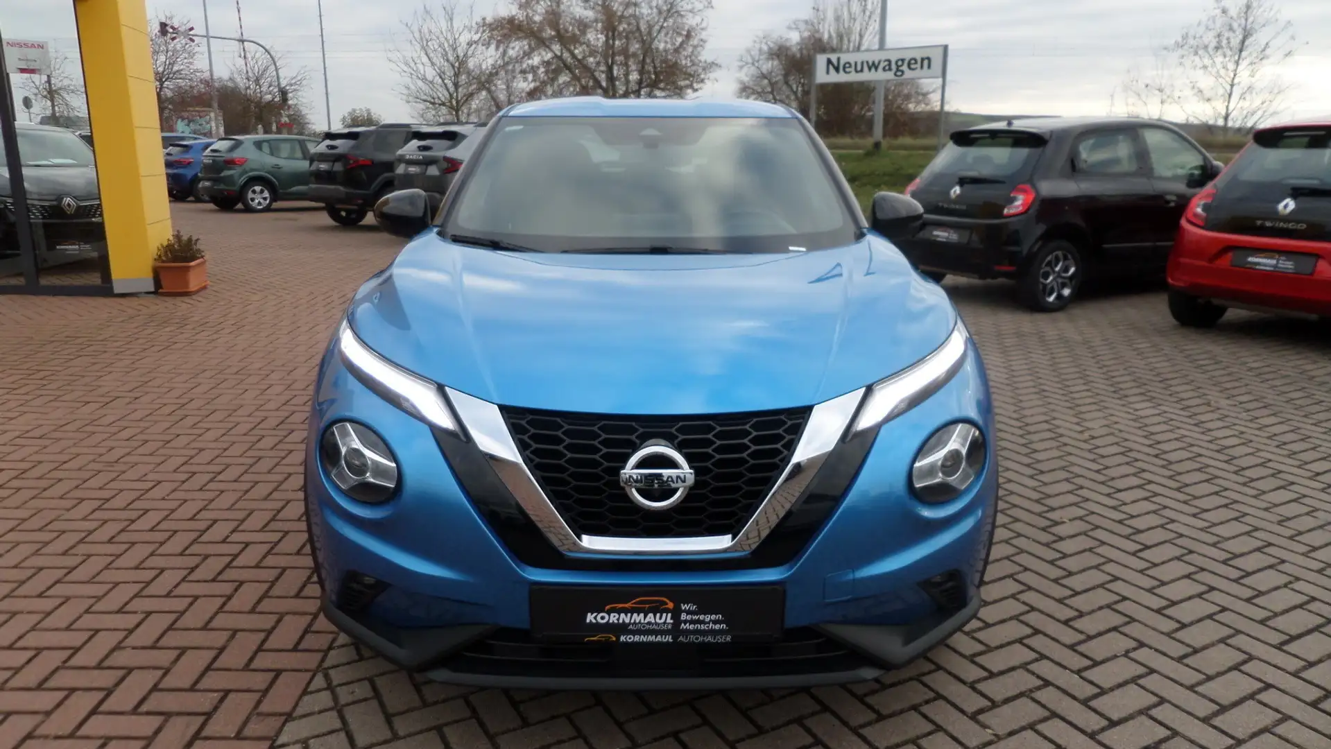 Nissan Juke N-Connecta 1.0 DIG-T mit Winterpaket Kamera 360°, Navi Bleu - 2