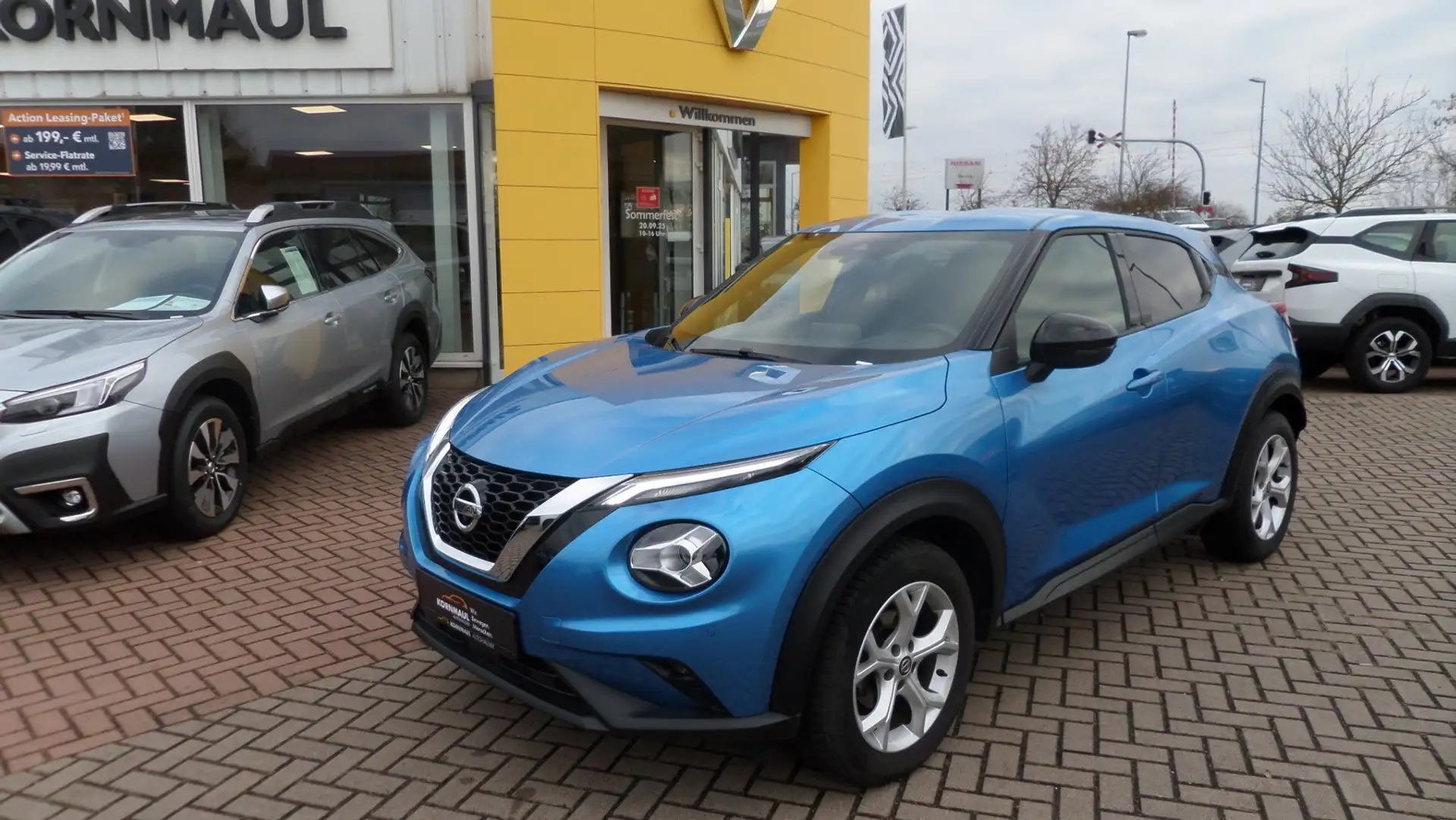 Nissan Juke N-Connecta 1.0 DIG-T mit Winterpaket Kamera 360°, Navi Bleu - 1