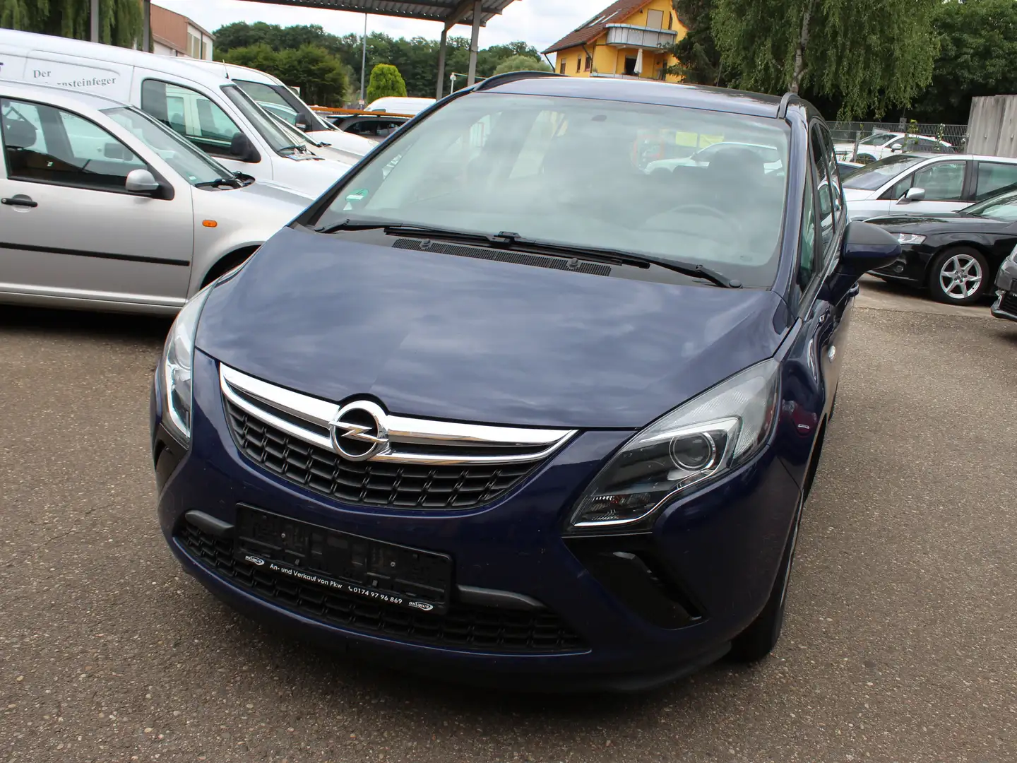Opel Zafira Tourer 1.6 Edition,Euro 6(Turbo Raucht+MS) Blau - 2