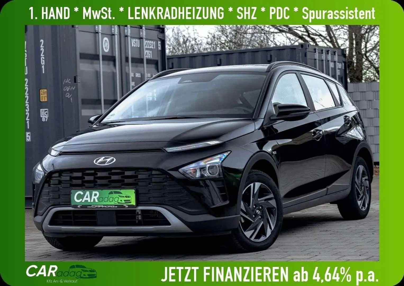 Hyundai BAYON Select  Mild-Hybri*1HAND*SITZ LENKRADHEIZ* Noir - 1